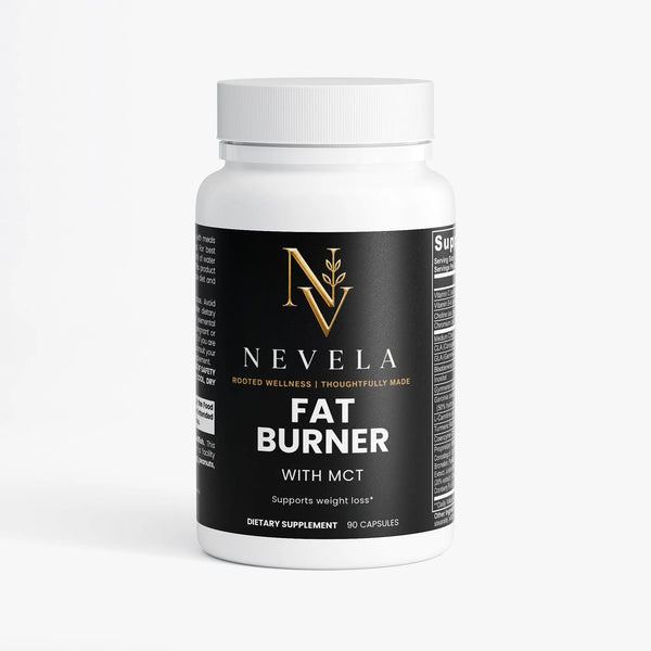 Nevela Fat Burner with MCT — 90 capsules, stimulant-free metabolism support