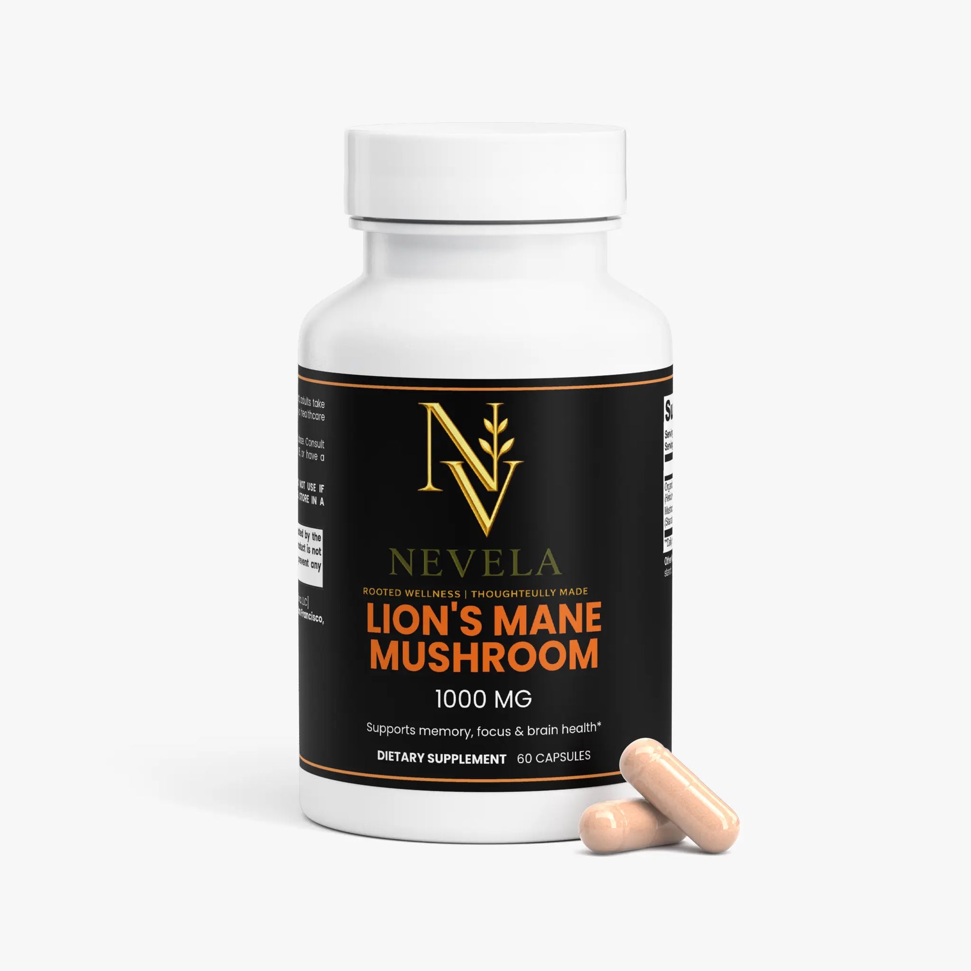Lion's Mane Mushroom Nevela Nutrition