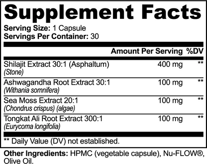 Shilajit Adaptogen Complex Nevela Nutrition