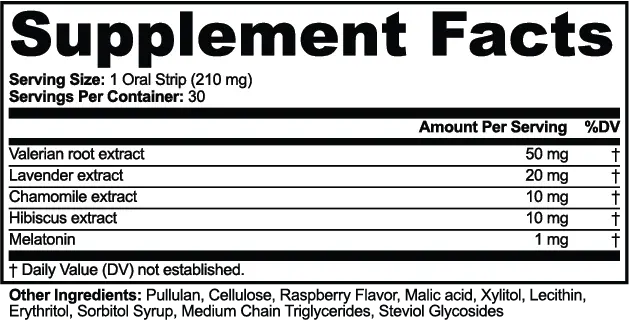 Sleep Strips Nevela Nutrition